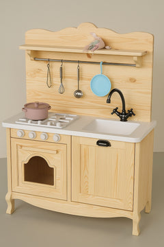No 1 - Wooden Kitchen Set With Tools