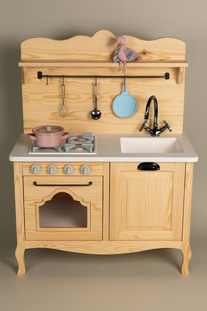 No 1 - Wooden Kitchen Set With Tools
