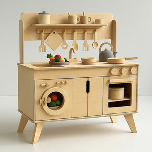 No 2 - Wooden Kitchen Set