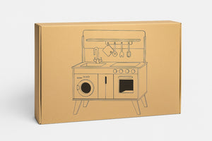 No 2 - Wooden Kitchen Set