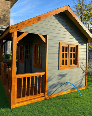 No1 - Handcrafted Multi-Use Wooden Playhouse | Hobby & Kids' House | Eco-Friendly | Easy Assembly & Long-Lasting