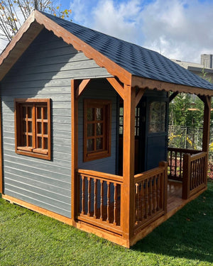 No1 - Handcrafted Multi-Use Wooden Playhouse | Hobby & Kids' House | Eco-Friendly | Easy Assembly & Long-Lasting